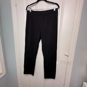 Susan Graver Weekend Premium Stretch Slim Leg Ankle Pants Womens Medium Black